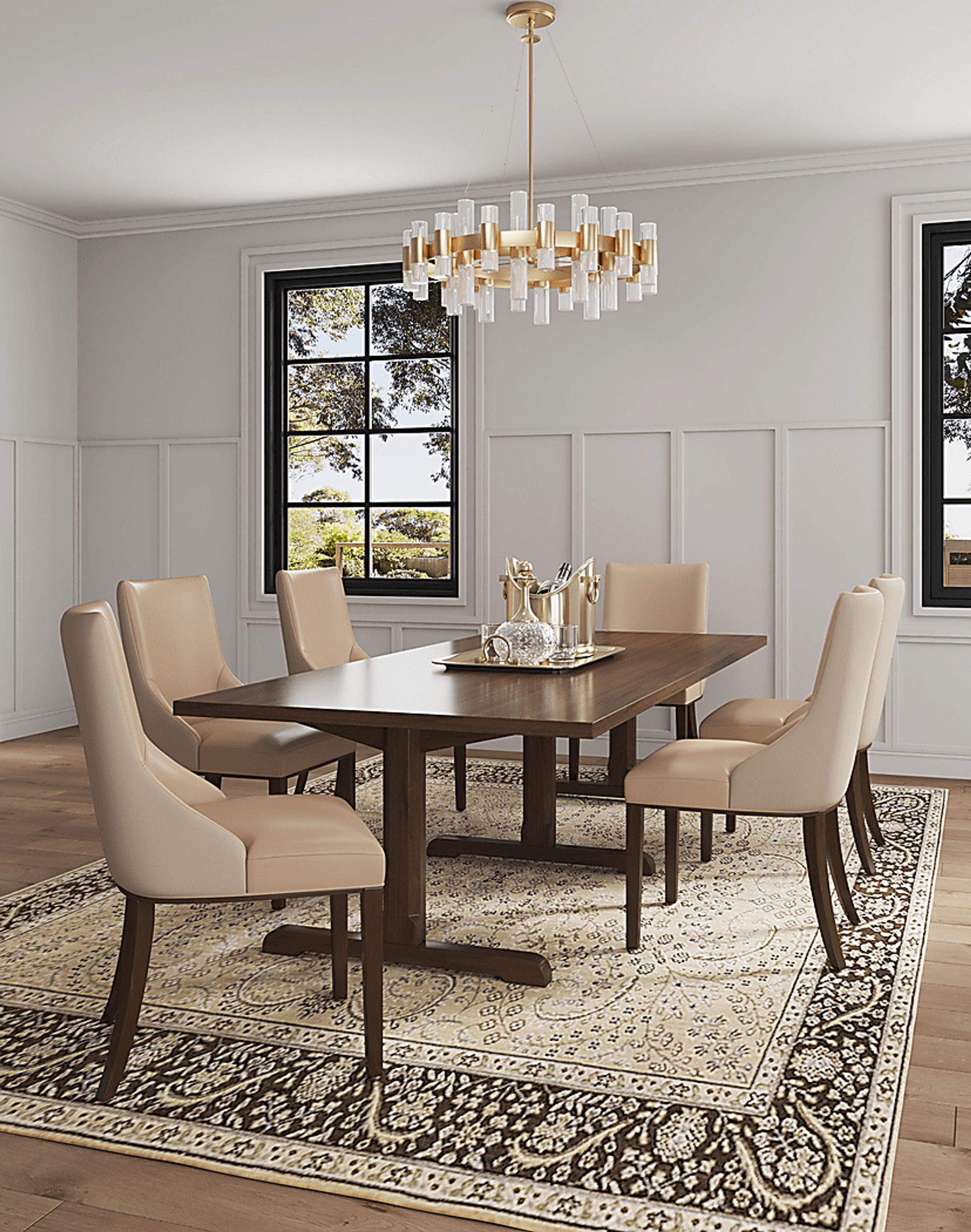 Glaspey Tan Dining Chair, Set of 2 - Image 2