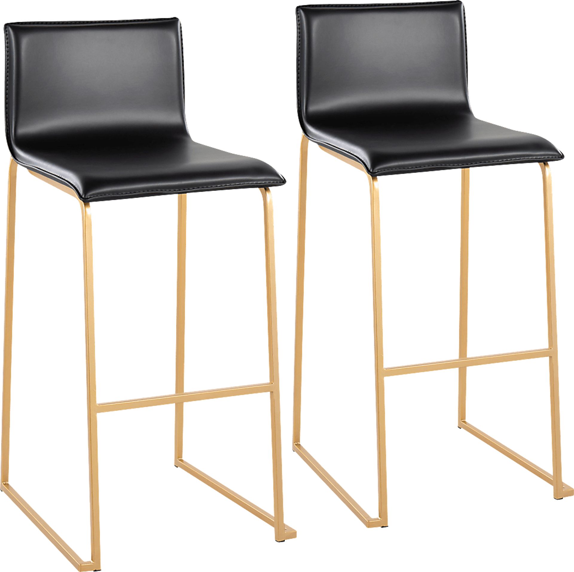 Glatigny I Black Barstool Set of 2 - Image 1
