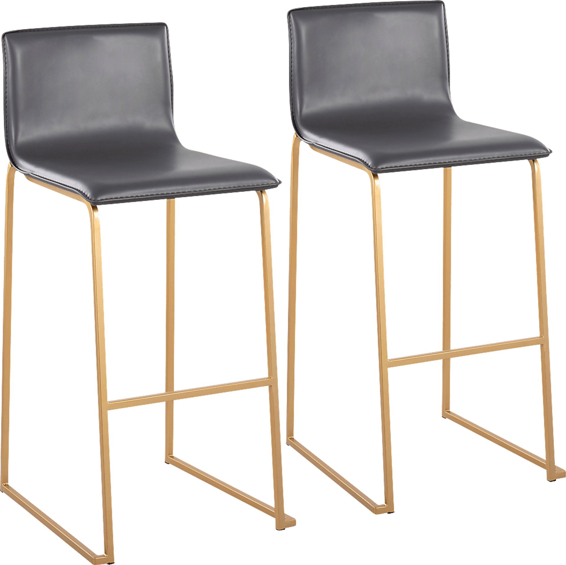 Glatigny I Gray Barstool Set of 2 - Image 1