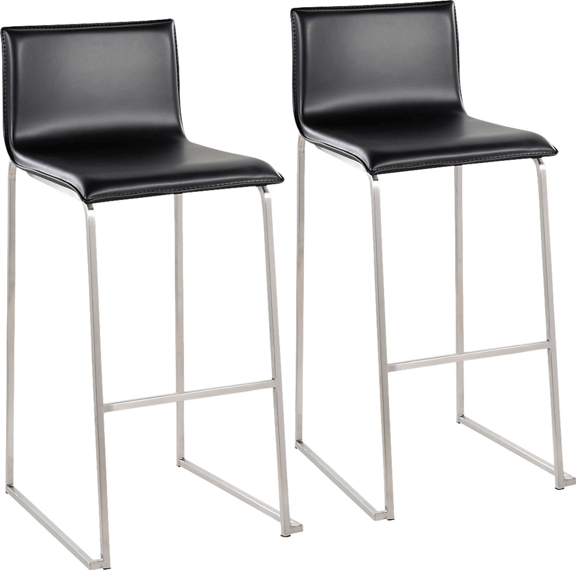 Glatigny III White Barstool Set of 2 - Image 1
