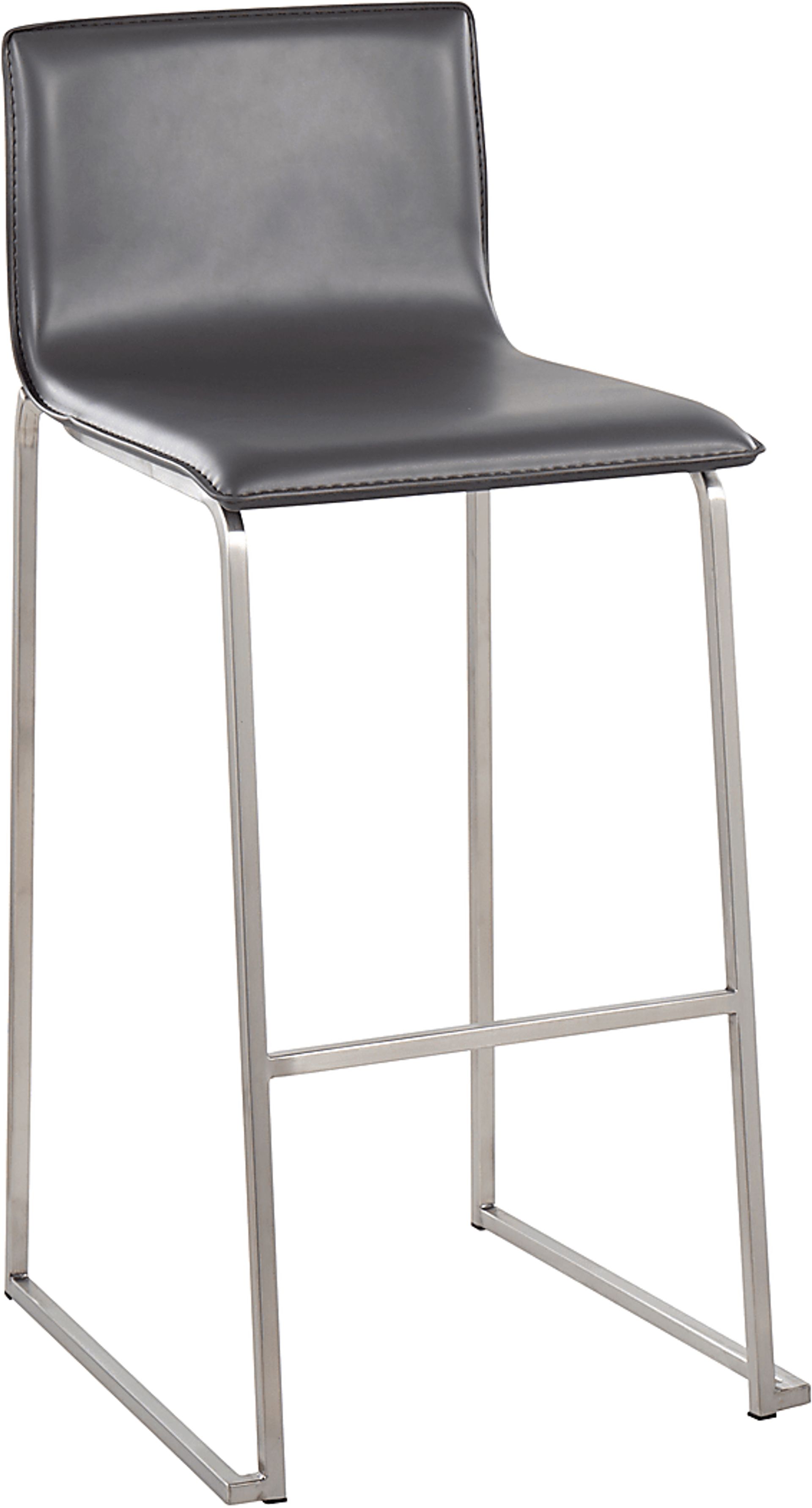 Glatigny III Gray Barstool Set of 2 - Image 2