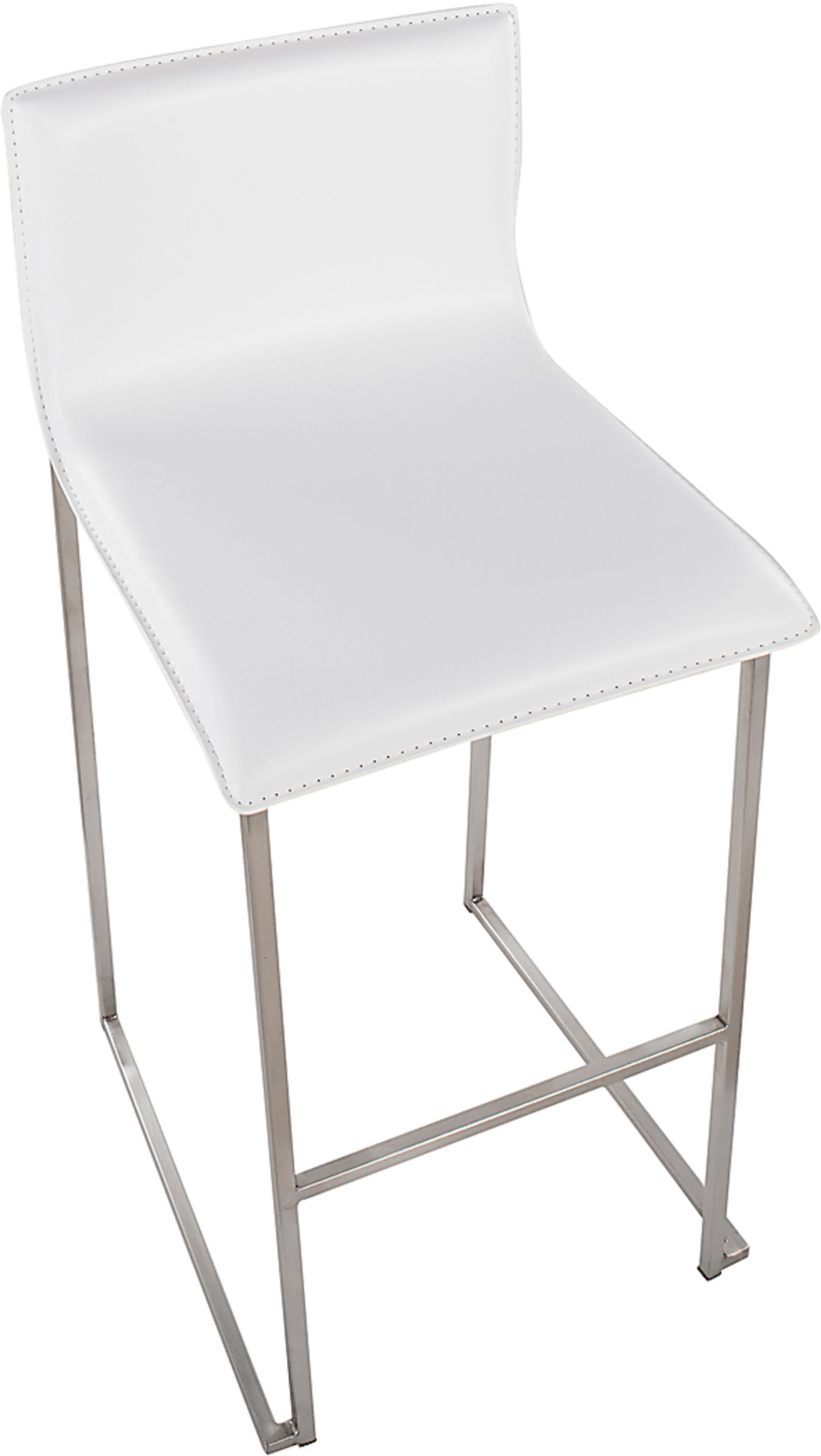 Glatigny III White Barstool Set of 2 - Image 7