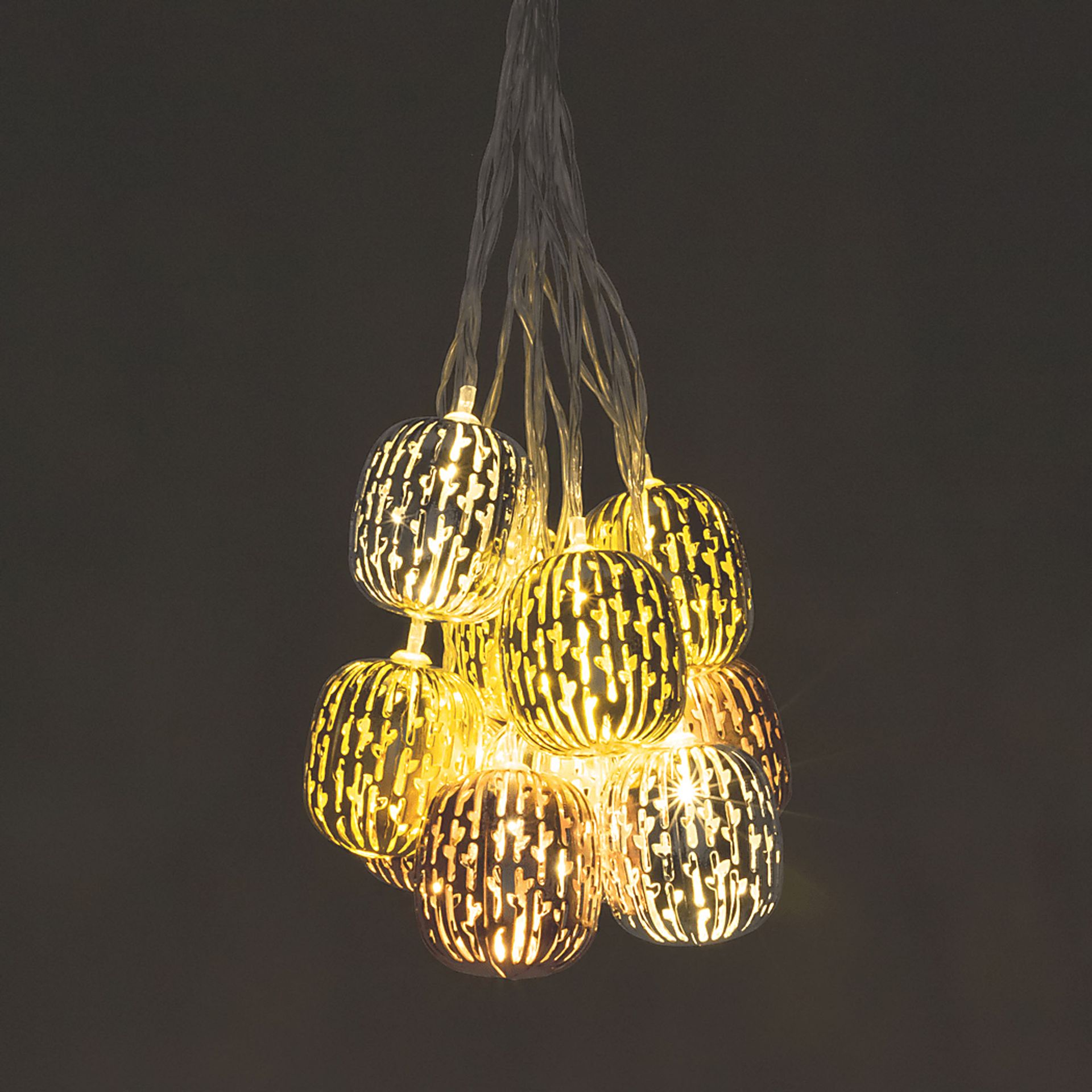 Gleaming Cactus Multi Outdoor Solar String Lights - Image 7