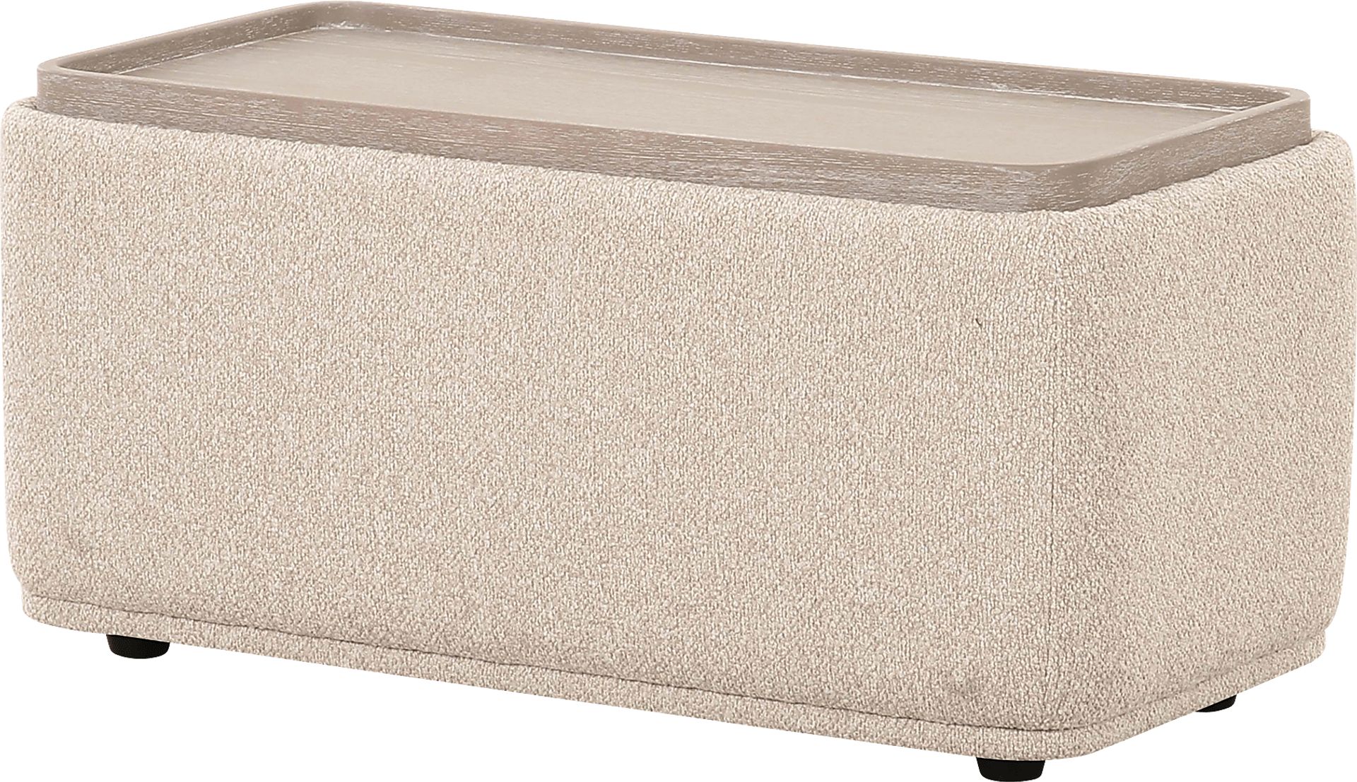 Gleasony Cream Ottoman - Image 3