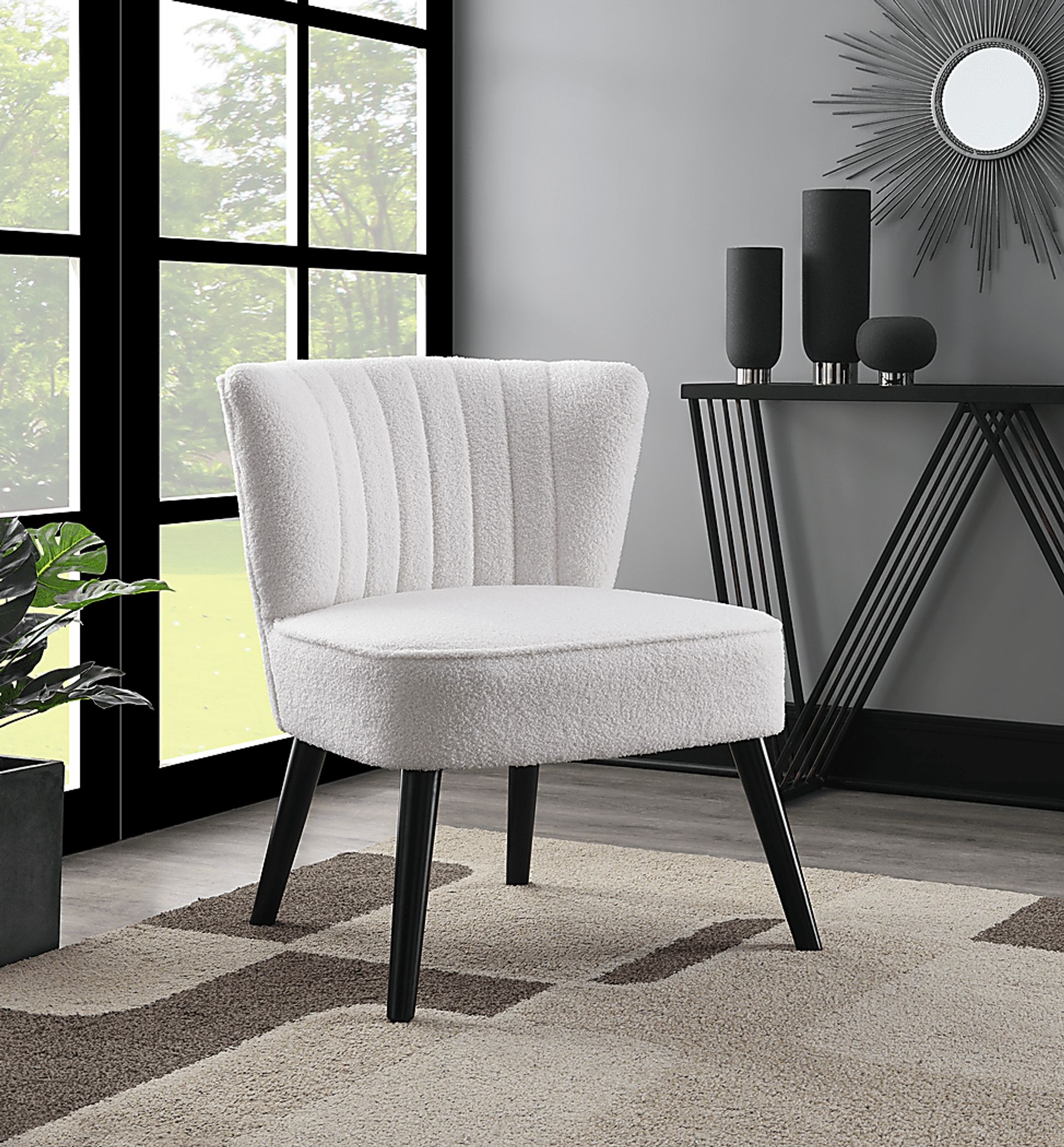 Glebe White Accent Chair - Image 10