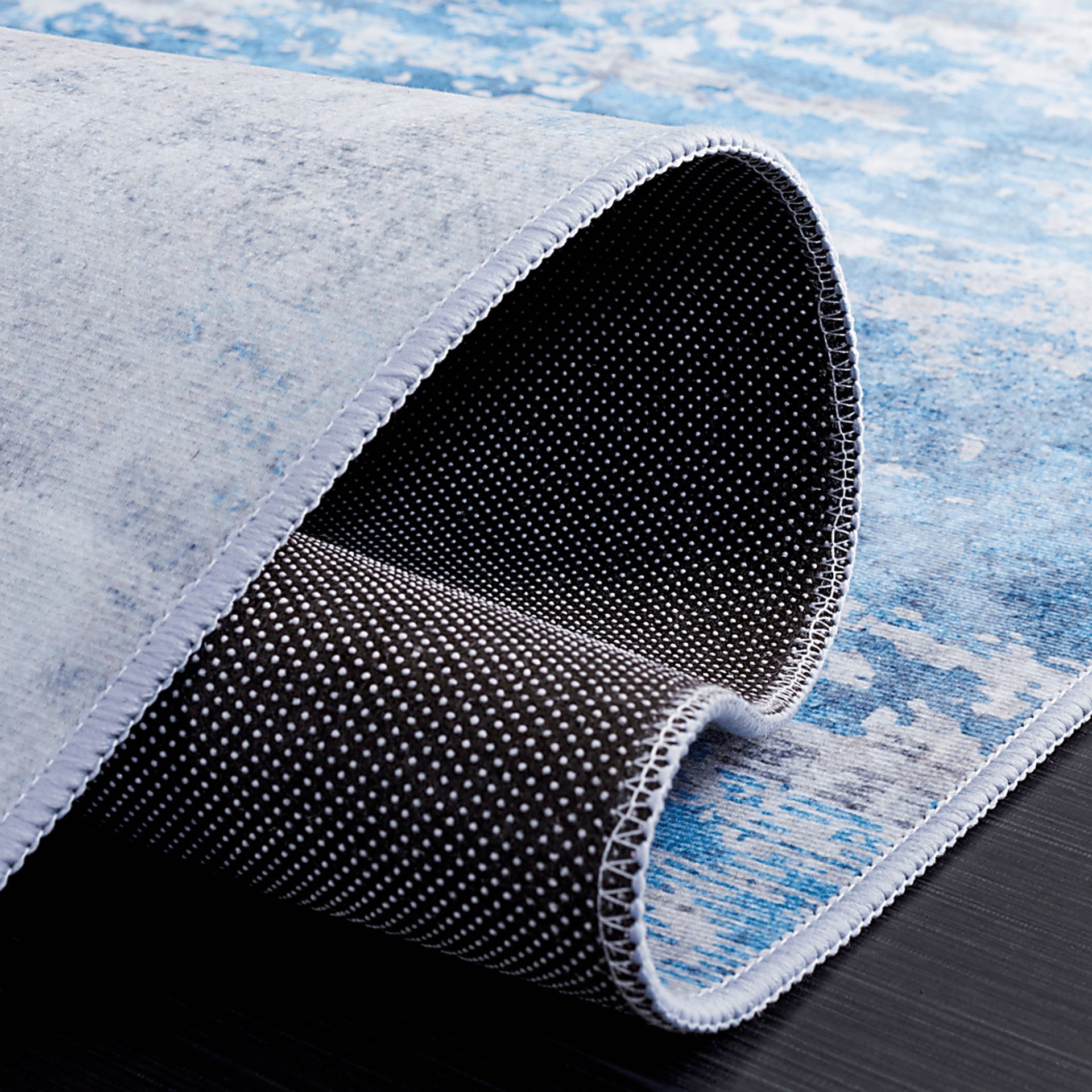 Gledaya Gray/Blue 6' x 9' Rug - Image 5