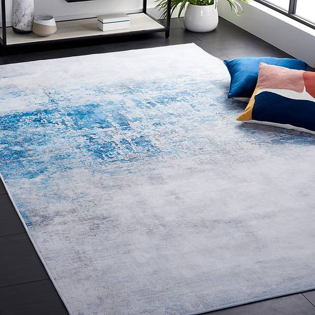 Gledaya Gray/Blue 8' x 10' Rug - Thumbnail - Image 2