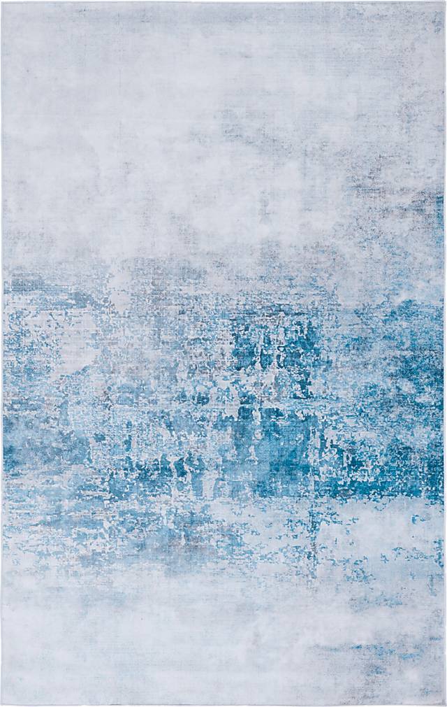 Gledaya Gray/Blue 8' x 10' Rug - Thumbnail - Image 1