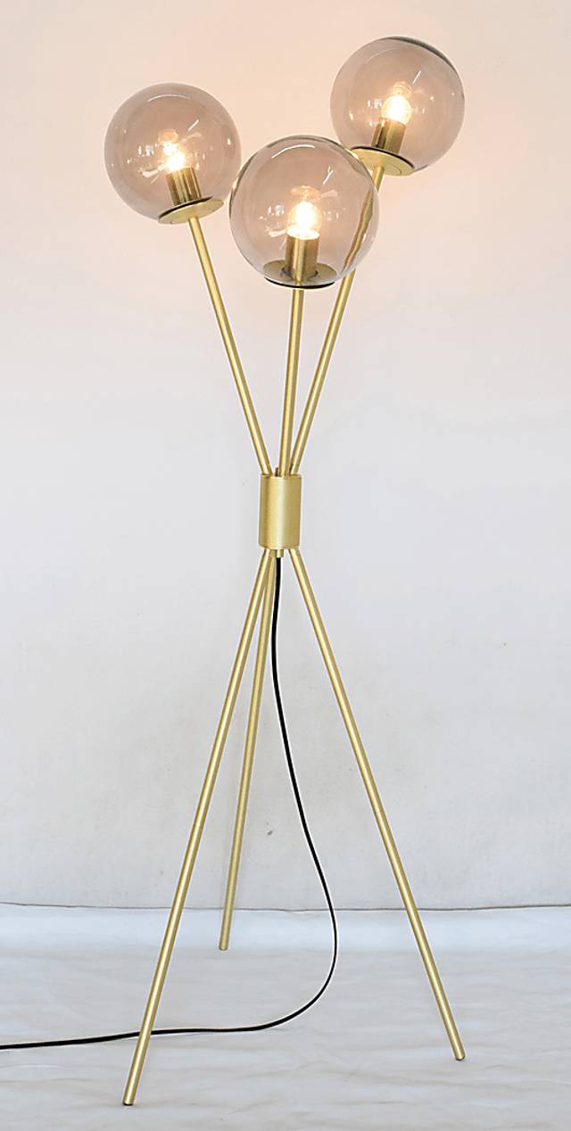 Glen Haven Court Champagne Floor Lamp - Thumbnail - Image 2
