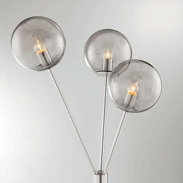 Glen Haven Court Nickel Floor Lamp - Thumbnail - Image 2
