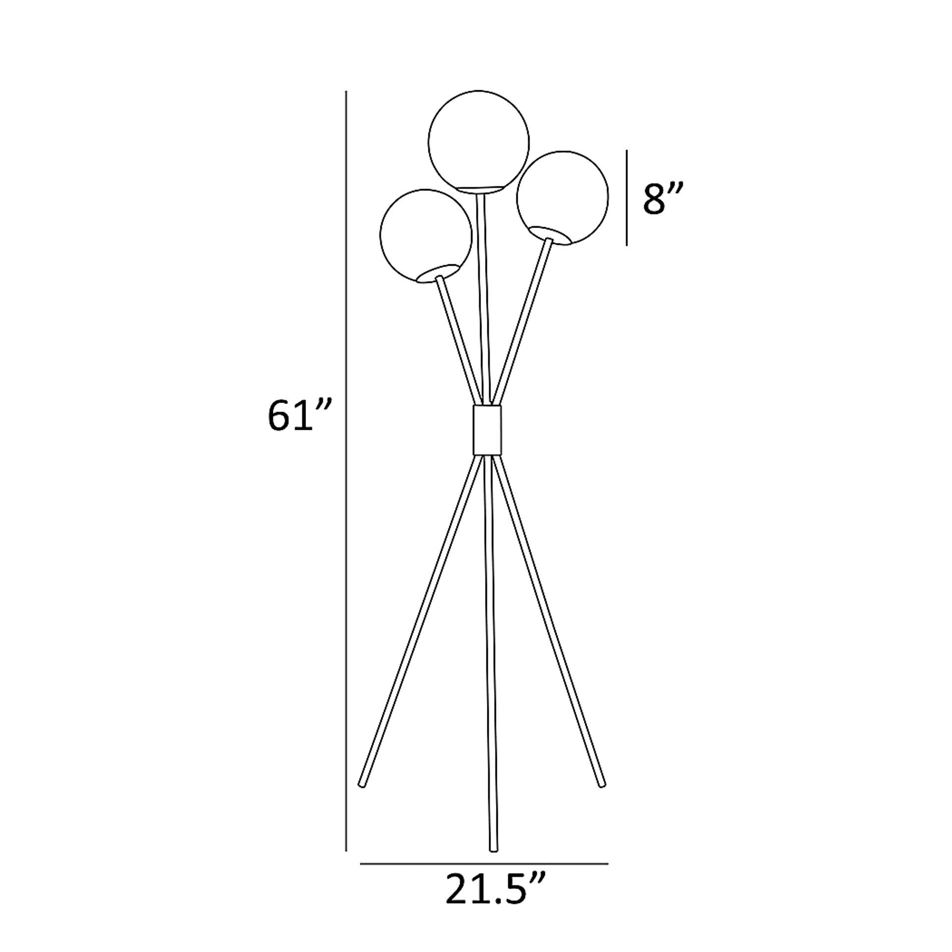 Glen Haven Court Silver Floor Lamp - Image 4