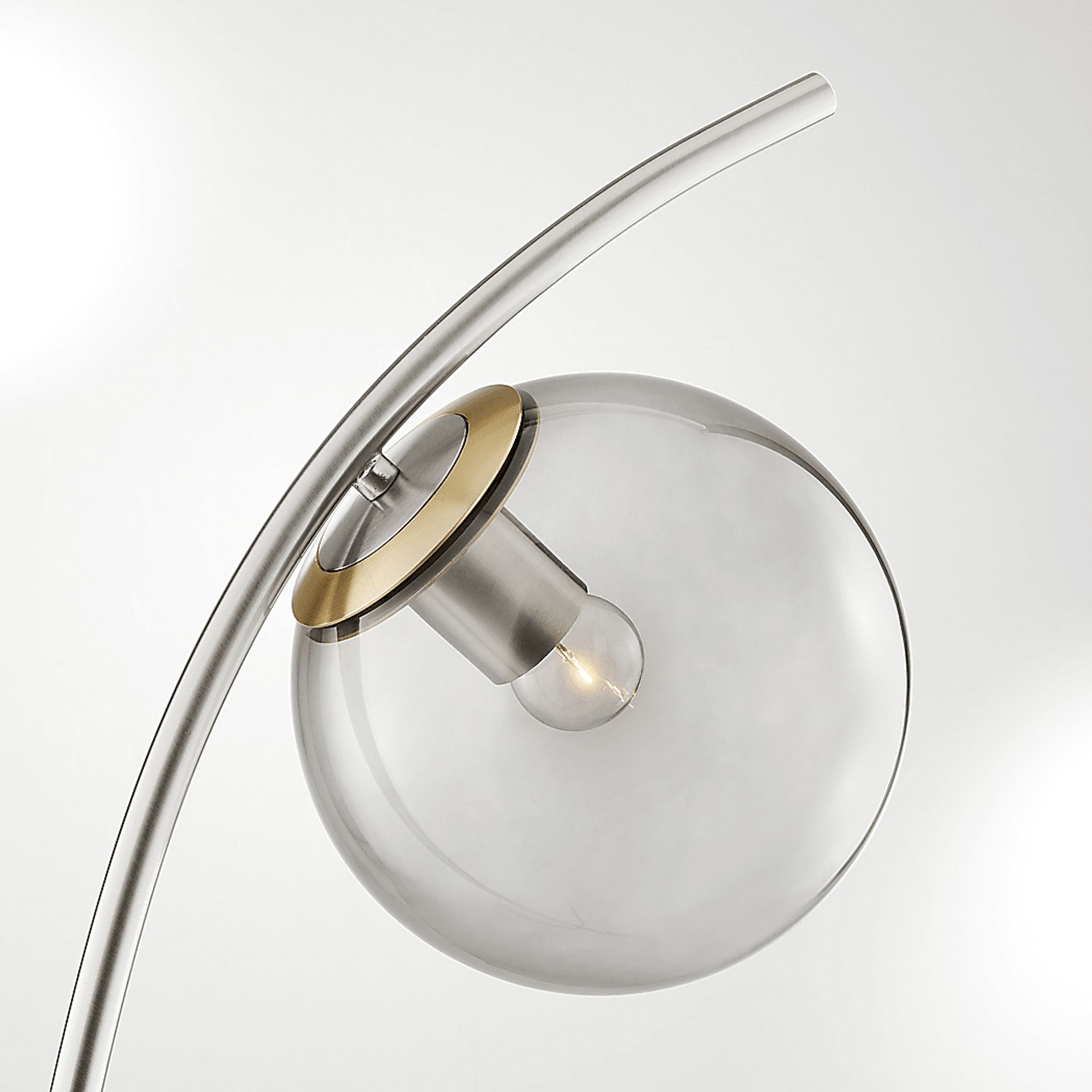 Glen Haven Place Nickel Floor Lamp - Image 2