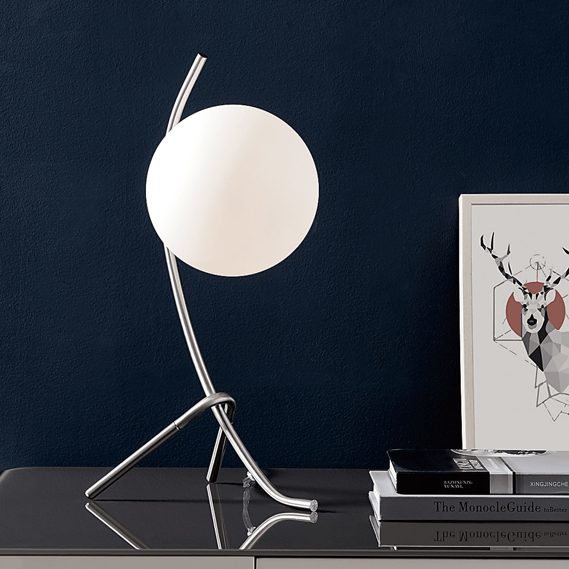 Glen Haven Place Silver Lamp - Image 3