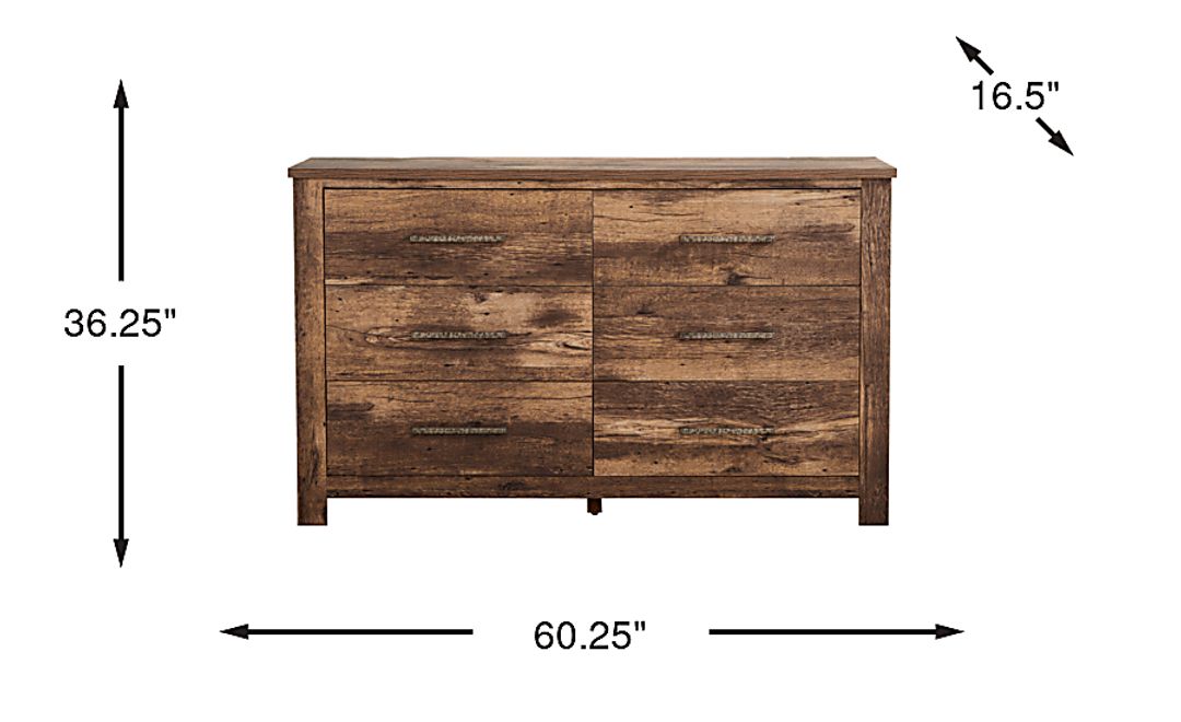 Glen Oaks Brown Dresser