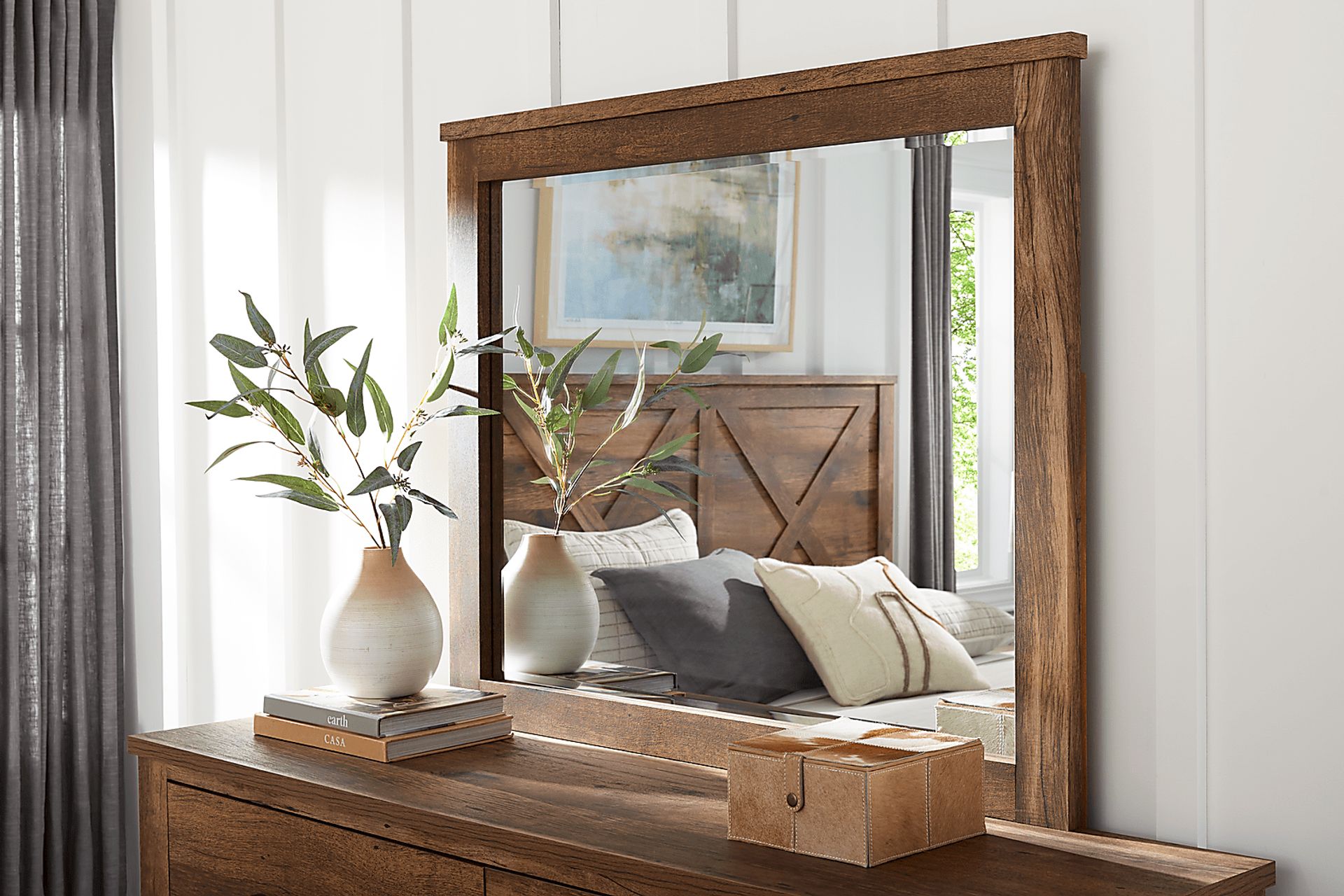 Glen Oaks Brown 5 Pc Queen Panel Bedroom - Image 12