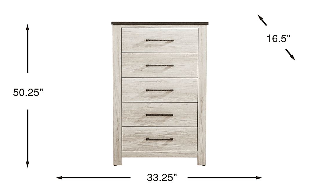 Glen Oaks White Chest