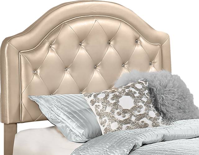 Glenarbor Champagne Full Upholstered Headboard - Thumbnail - Image 1
