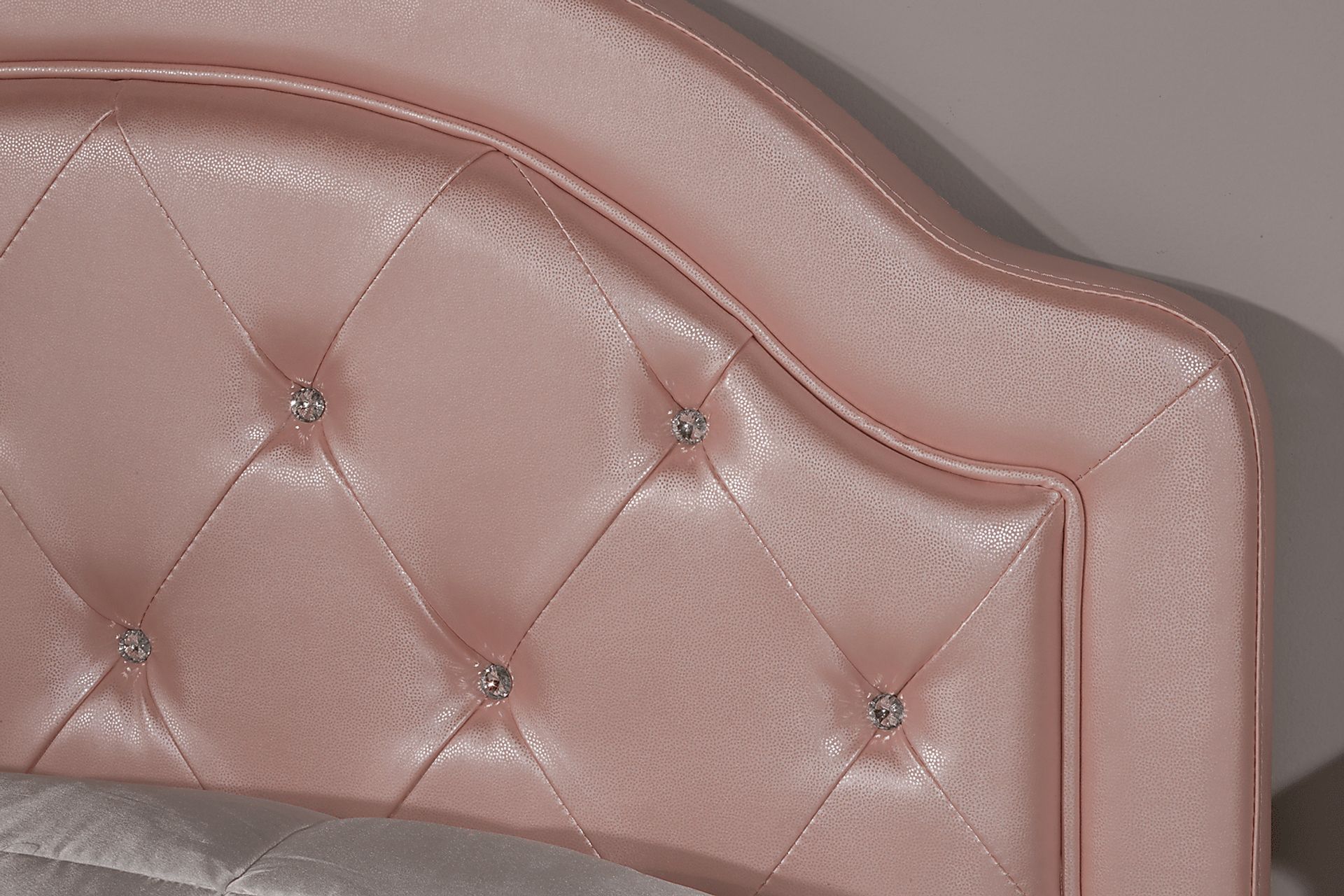 Glenarbor Pink Full Upholstered Headboard - Image 2
