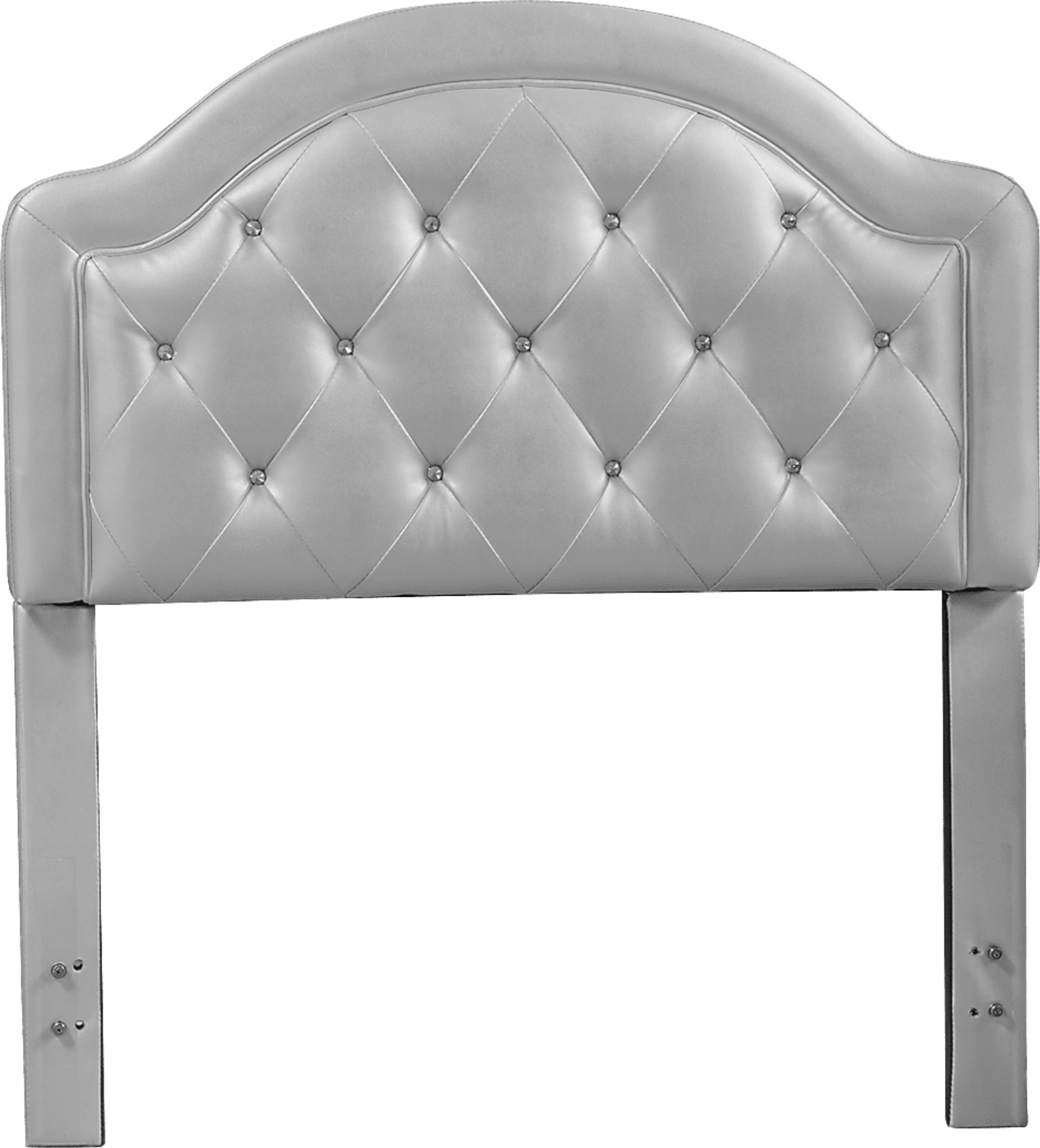 Glenarbor Silver Twin Upholstered Headboard - Image 4