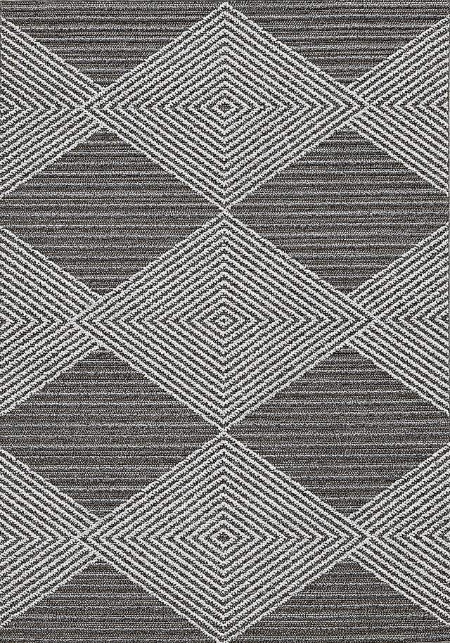 Glenavon Gray 6'7 x 9'4 Indoor/Outdoor Rug - Thumbnail - Image 1