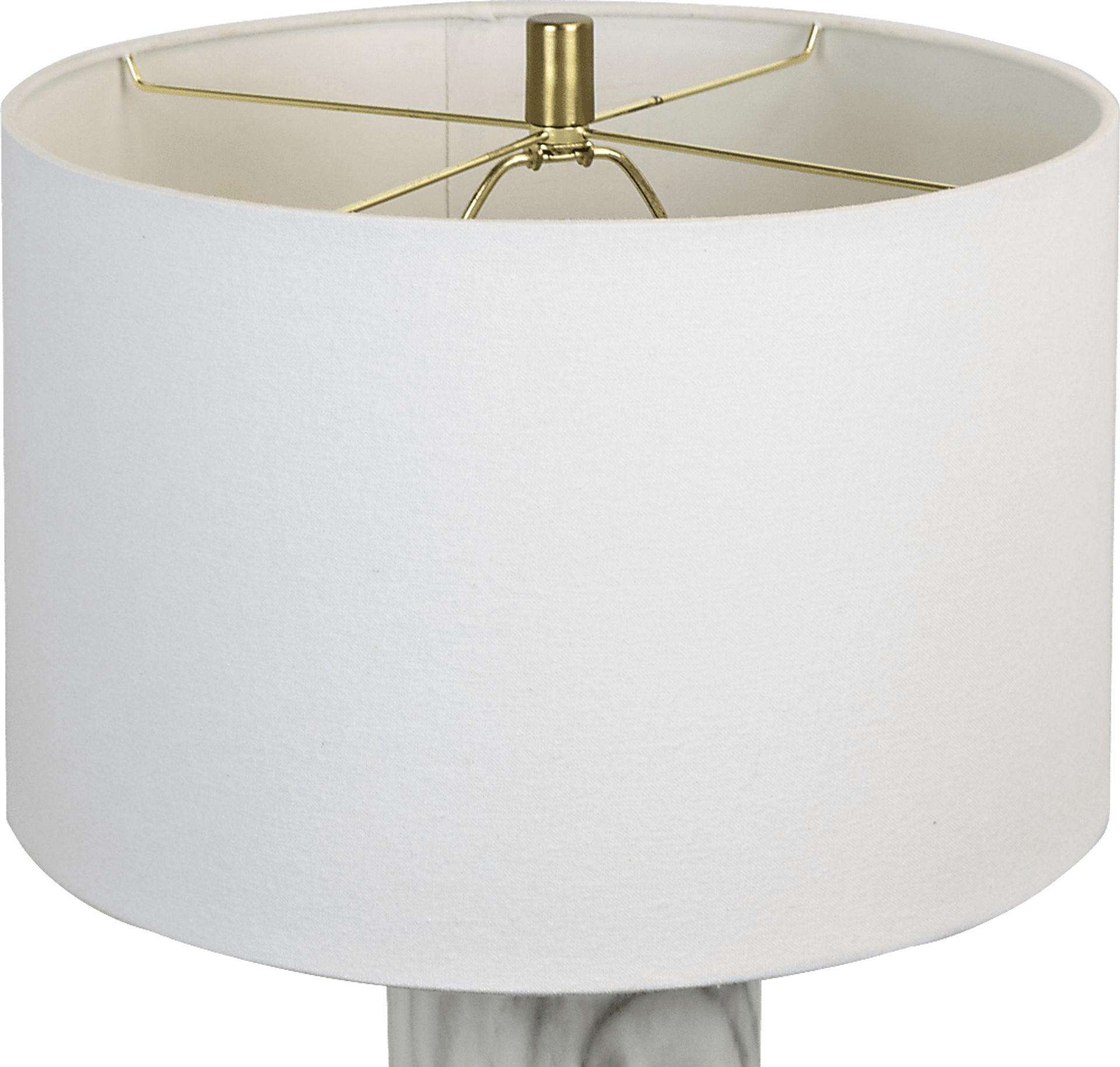 Glencoe Post White Lamp - Image 2