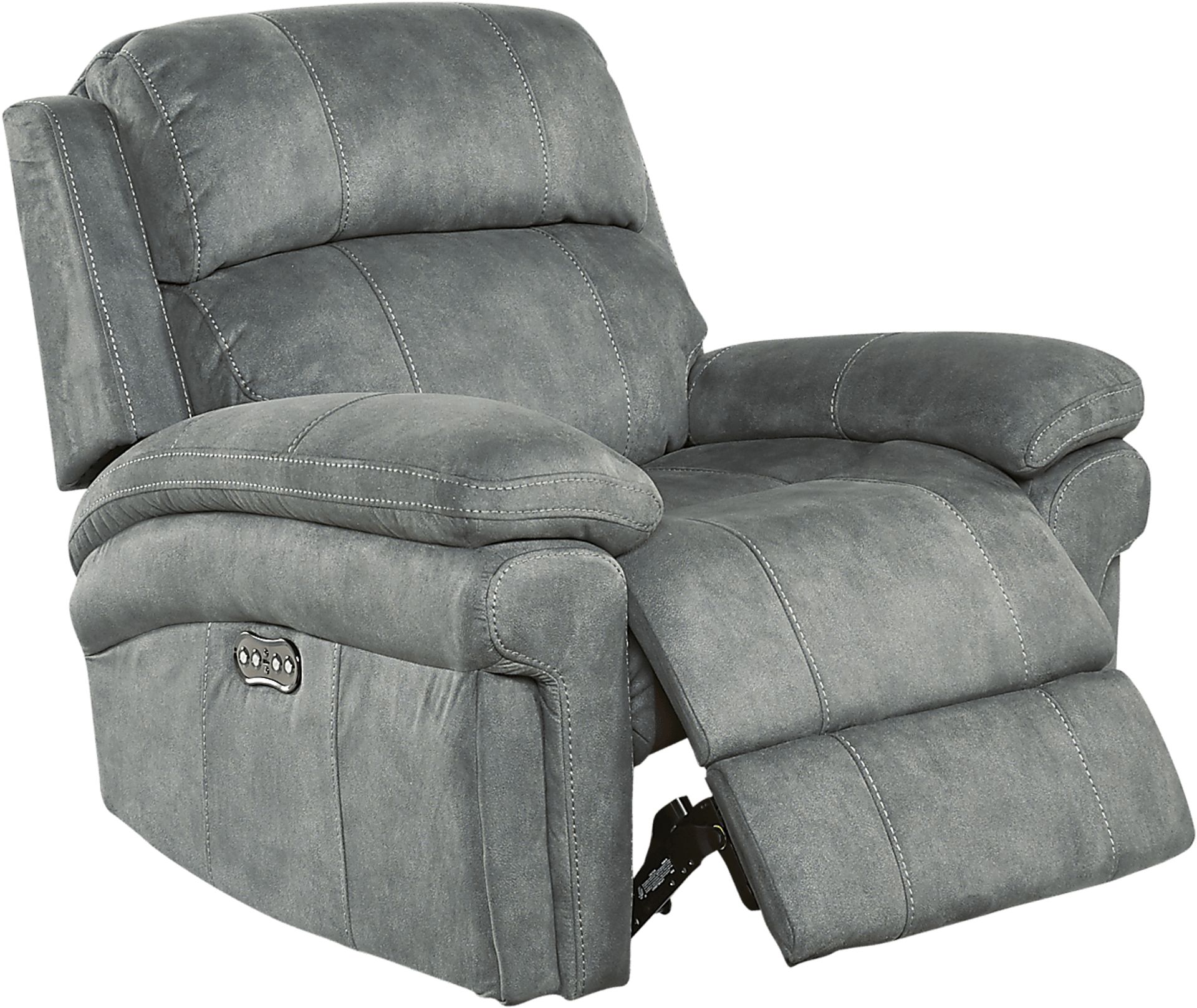 Glendale Place Charcoal 3 Pc Living Room with Reclining Sofa - Image 6