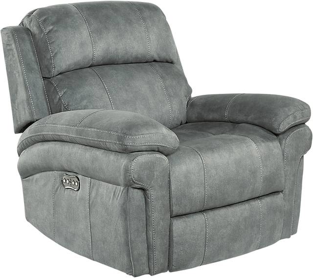 Glendale Place Charcoal 6 Pc Living Room with Reclining Sofa - Thumbnail - Image 6
