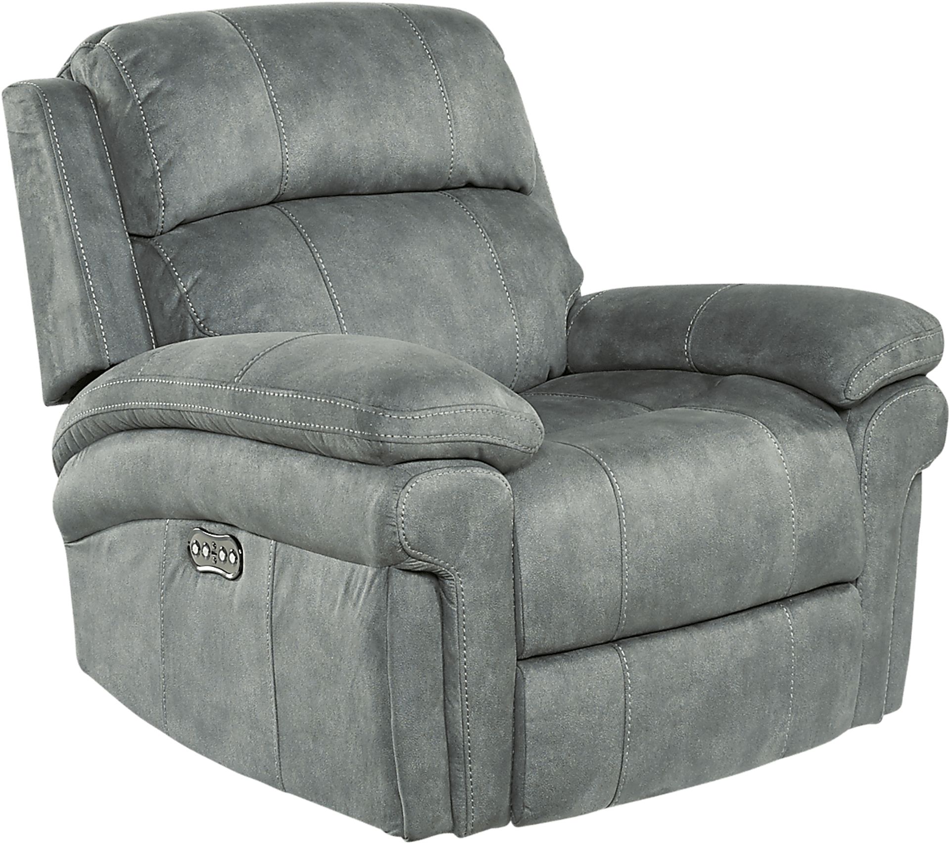 Glendale Place Charcoal 6 Pc Living Room with Reclining Sofa - Image 6