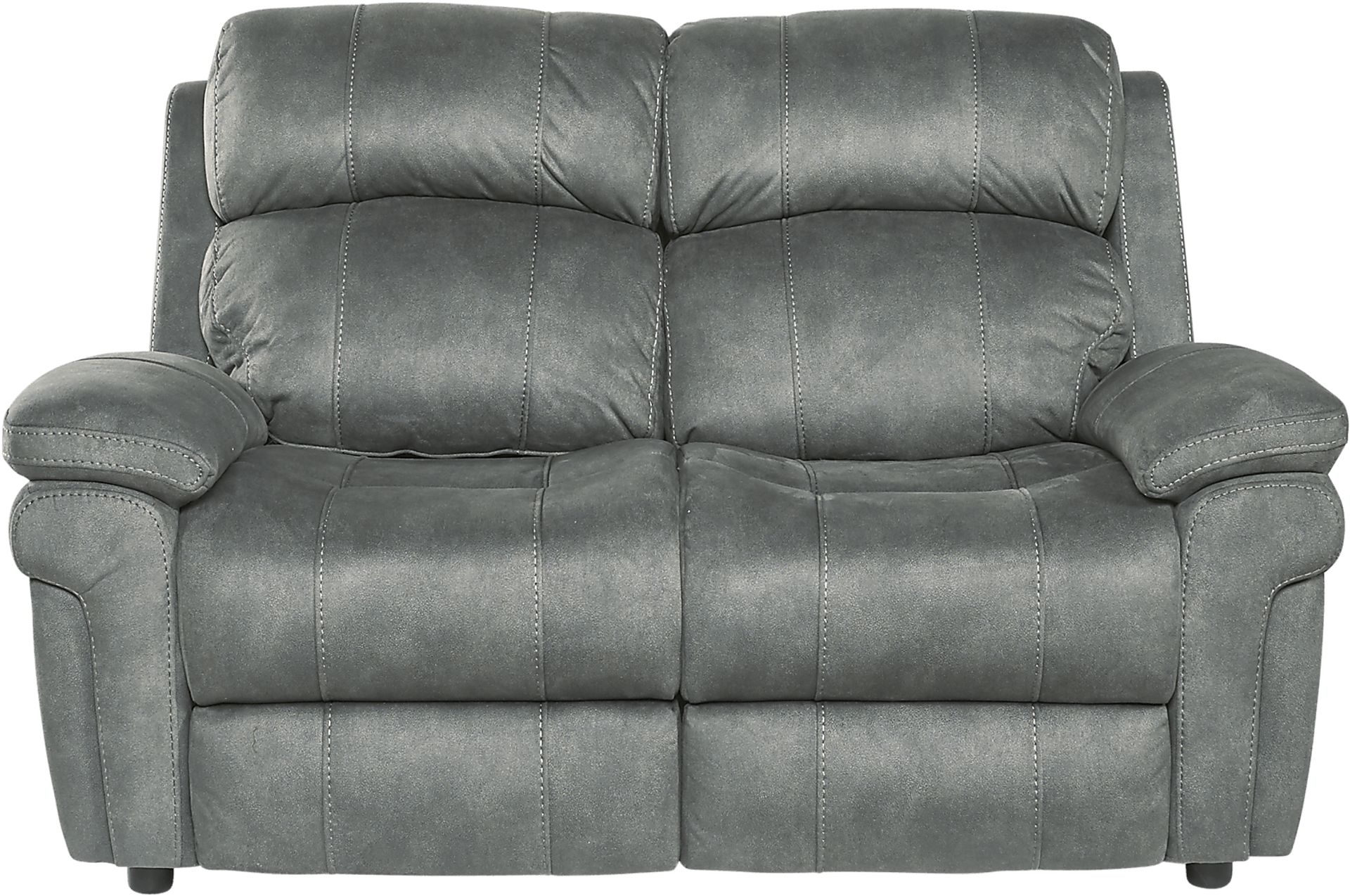 Glendale Place Charcoal 6 Pc Living Room with Reclining Sofa - Image 5