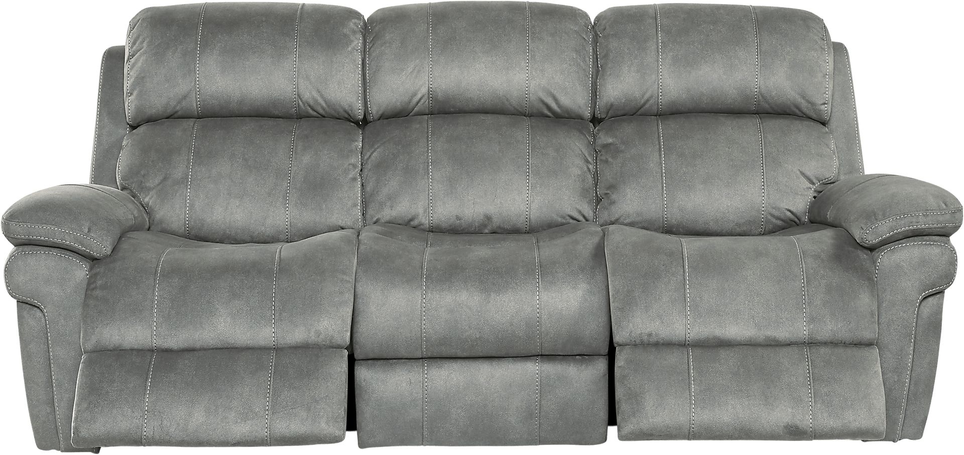 Glendale Place Charcoal 6 Pc Living Room with Reclining Sofa - Image 3