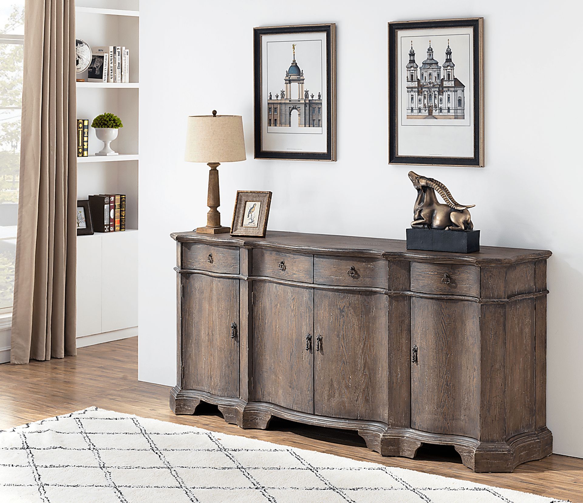 Glendmere Brown Credenza - Image 2