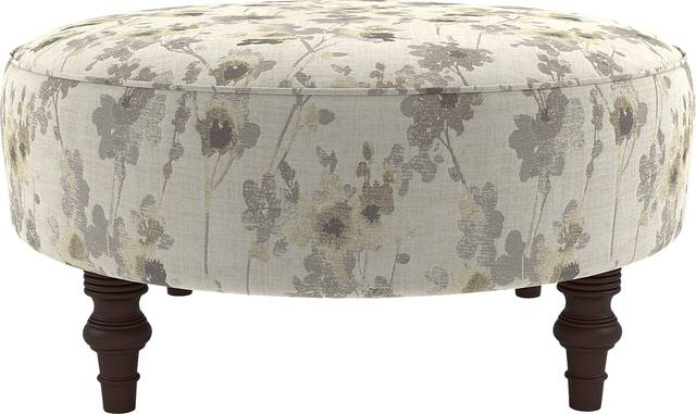 Glendmere Linen Ottoman - Thumbnail - Image 1