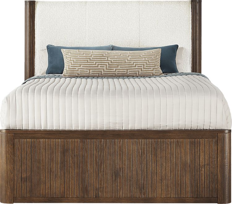 3 pc queen upholstered bed