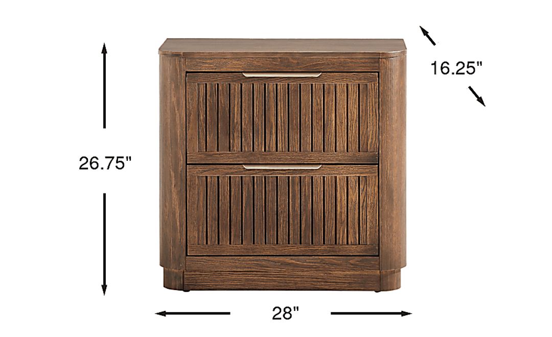 Glenfair Tobacco Nightstand