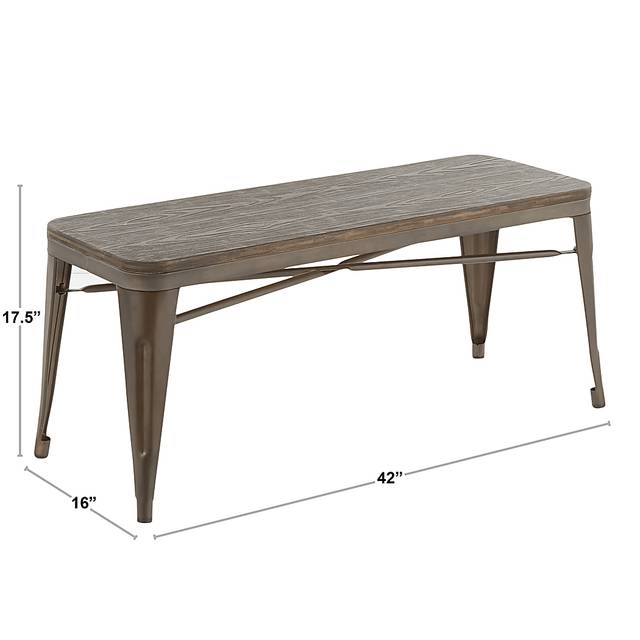 Glenfern Espresso Bench - Thumbnail - Image 10