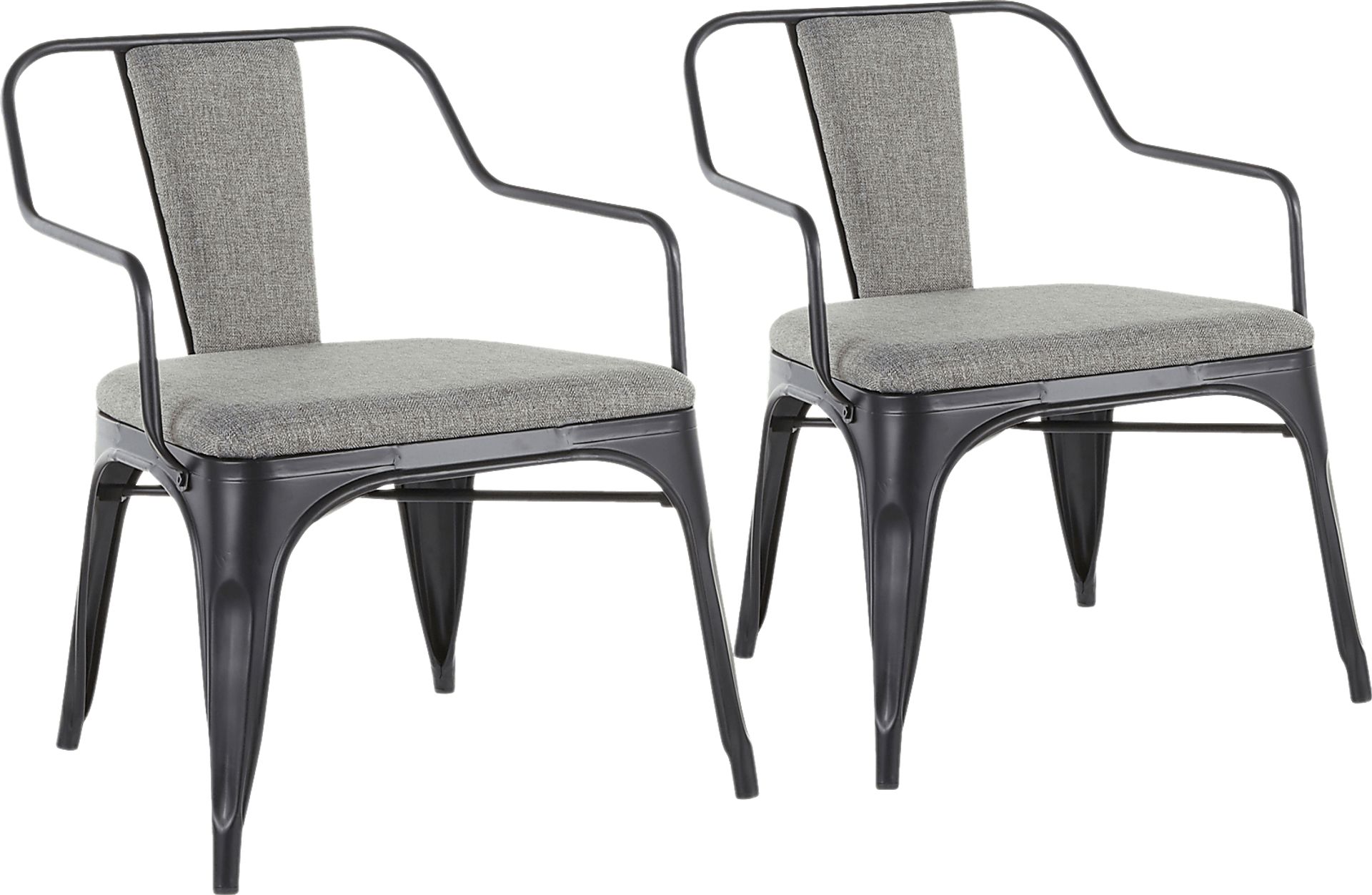 Glenfern Gray Accent Chair, Set of 2 - Image 1