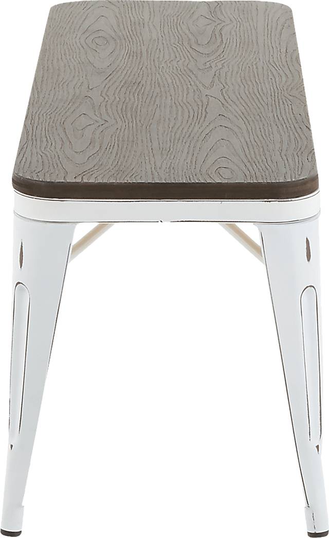 Glenfern White Bench - Thumbnail - Image 2