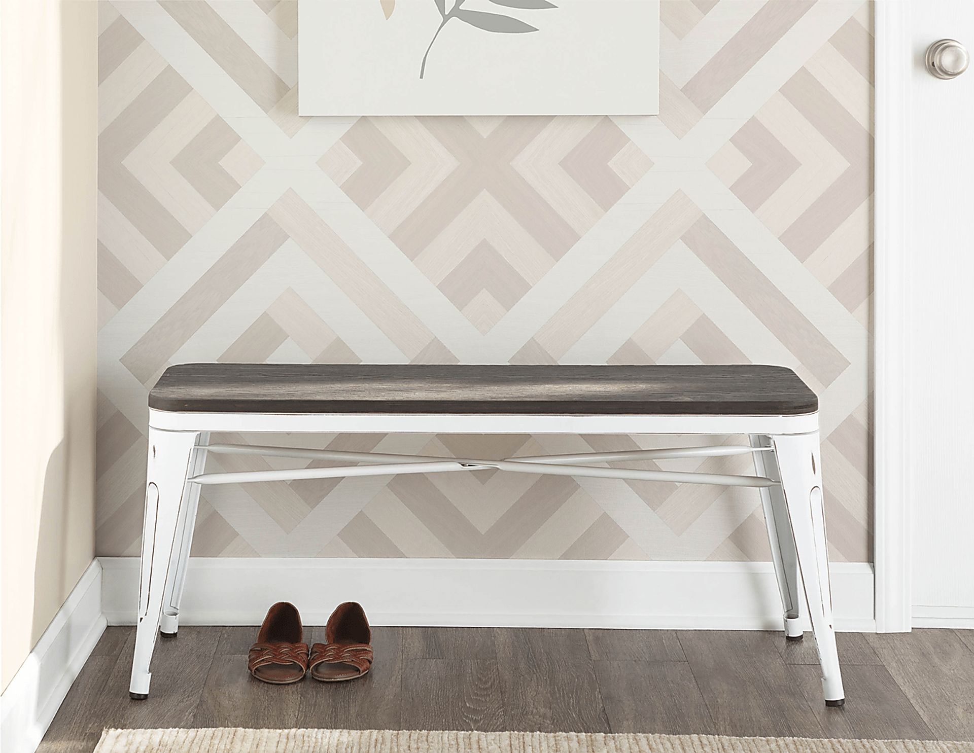 Glenfern White Bench - Image 7