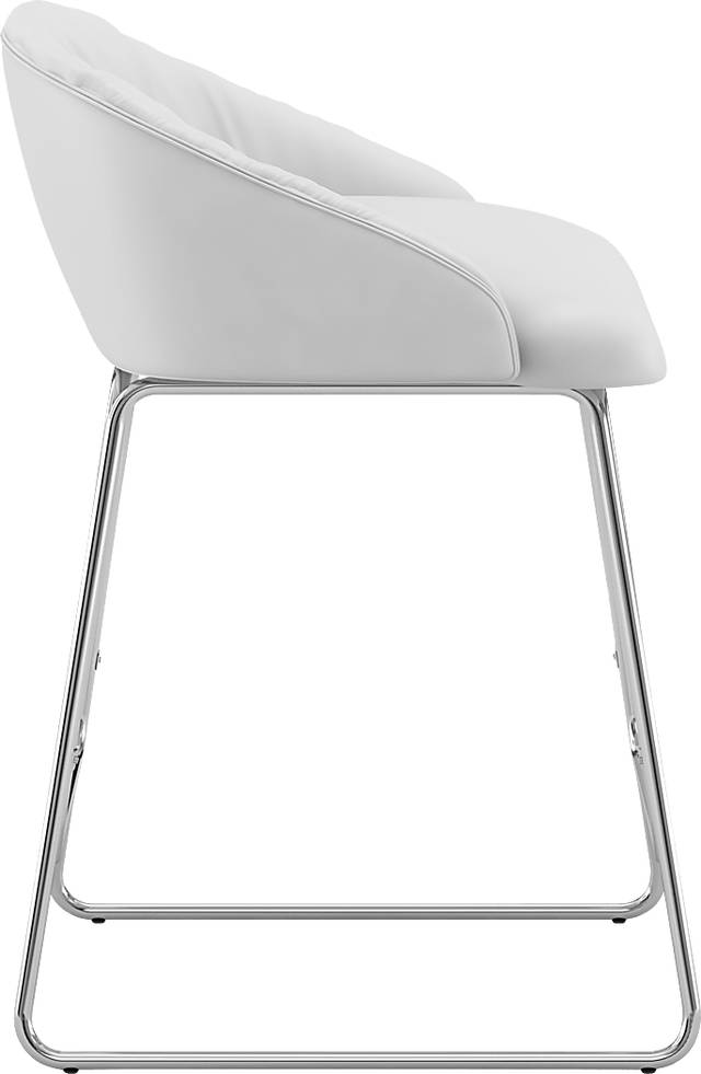 Glenfinnan White Counter Height Stool - Thumbnail - Image 3