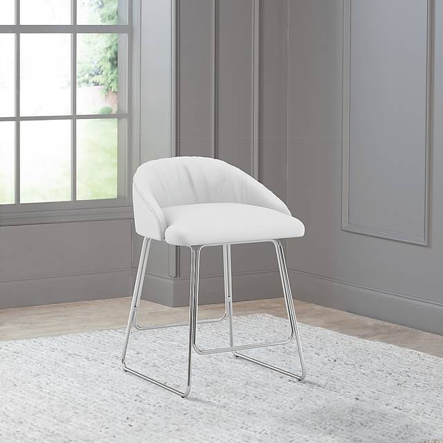 Glenfinnan White Counter Height Stool - Thumbnail - Image 9
