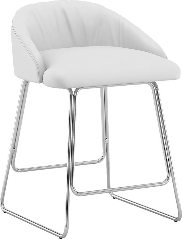 Glenfinnan White Counter Height Stool - Thumbnail - Image 1