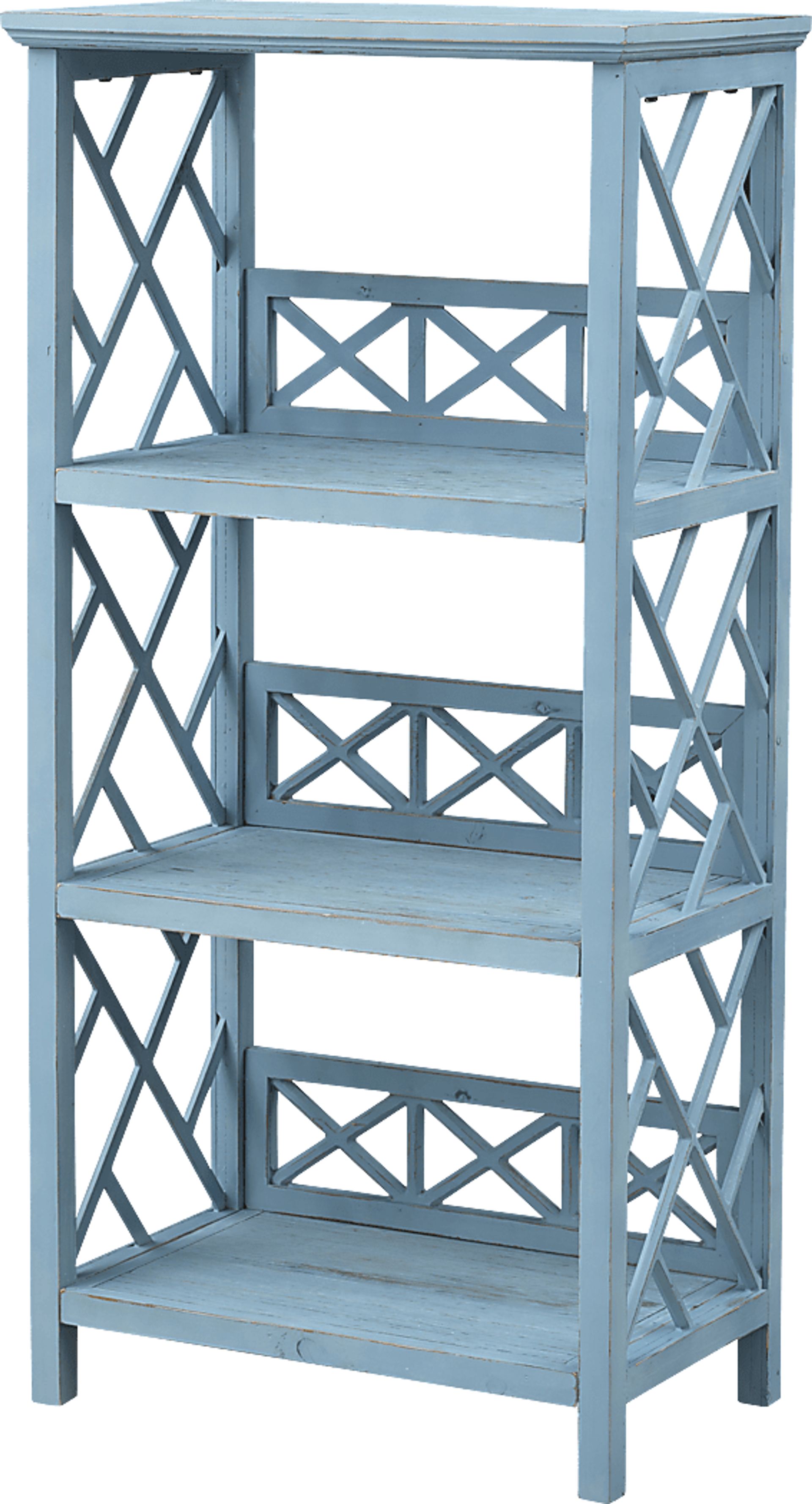Glengarry Blue Bookcase - Image 1