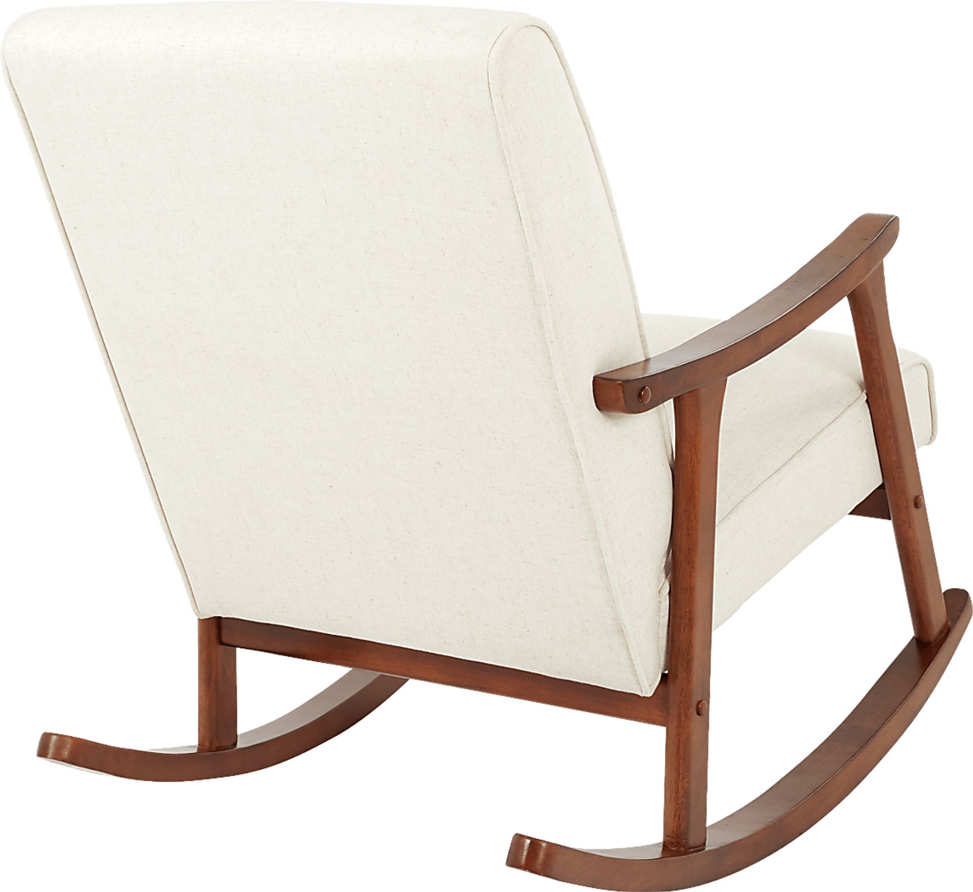 Glengyle White Dark Wood Rocker - Image 2