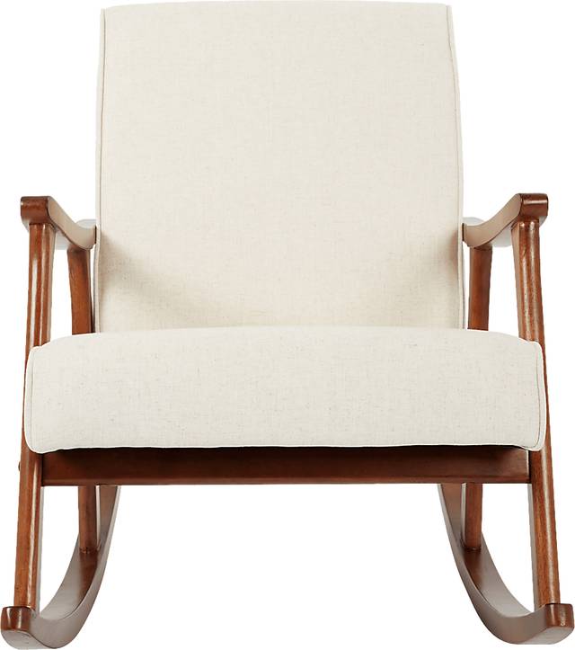 Glengyle White Dark Wood Rocker - Thumbnail - Image 4