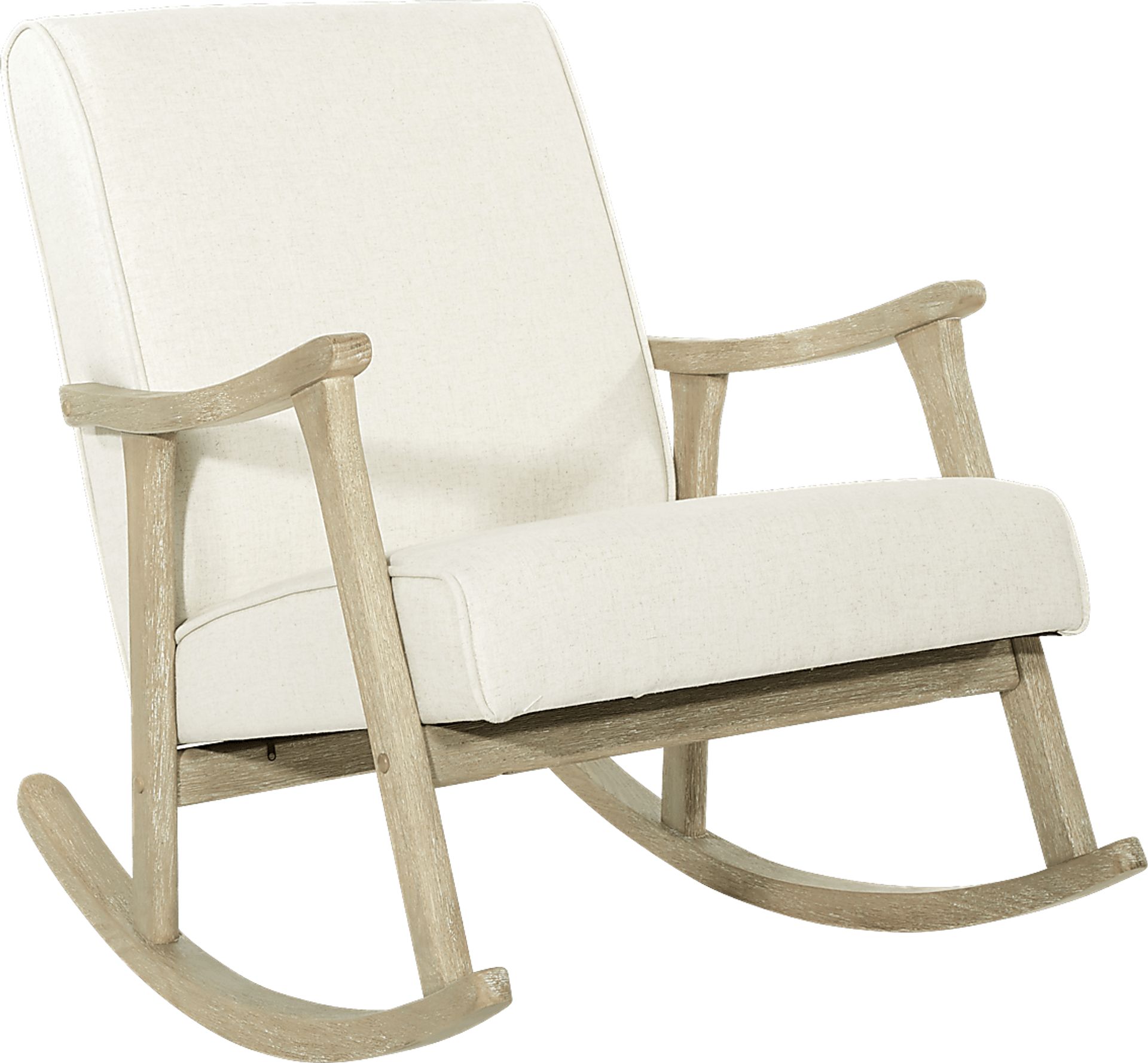 Glengyle White Light Wood Rocker - Image 1
