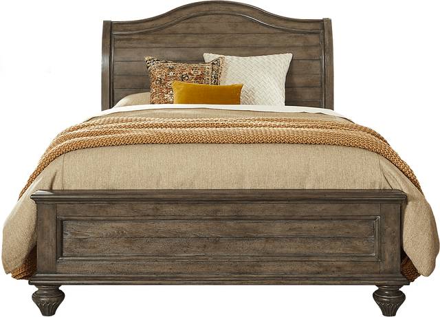 Glenira Lane Brown 8 Pc King Sleigh Bedroom - Thumbnail - Image 2