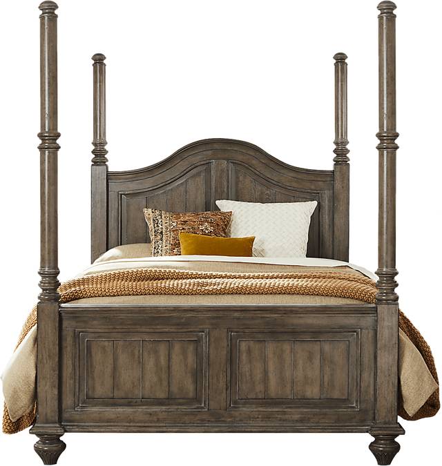 Glenira Lane Brown 5 Pc Queen Poster Bedroom - Thumbnail - Image 2