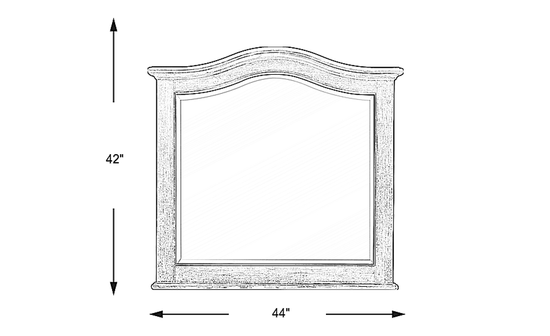 Glenira Lane Brown Mirror