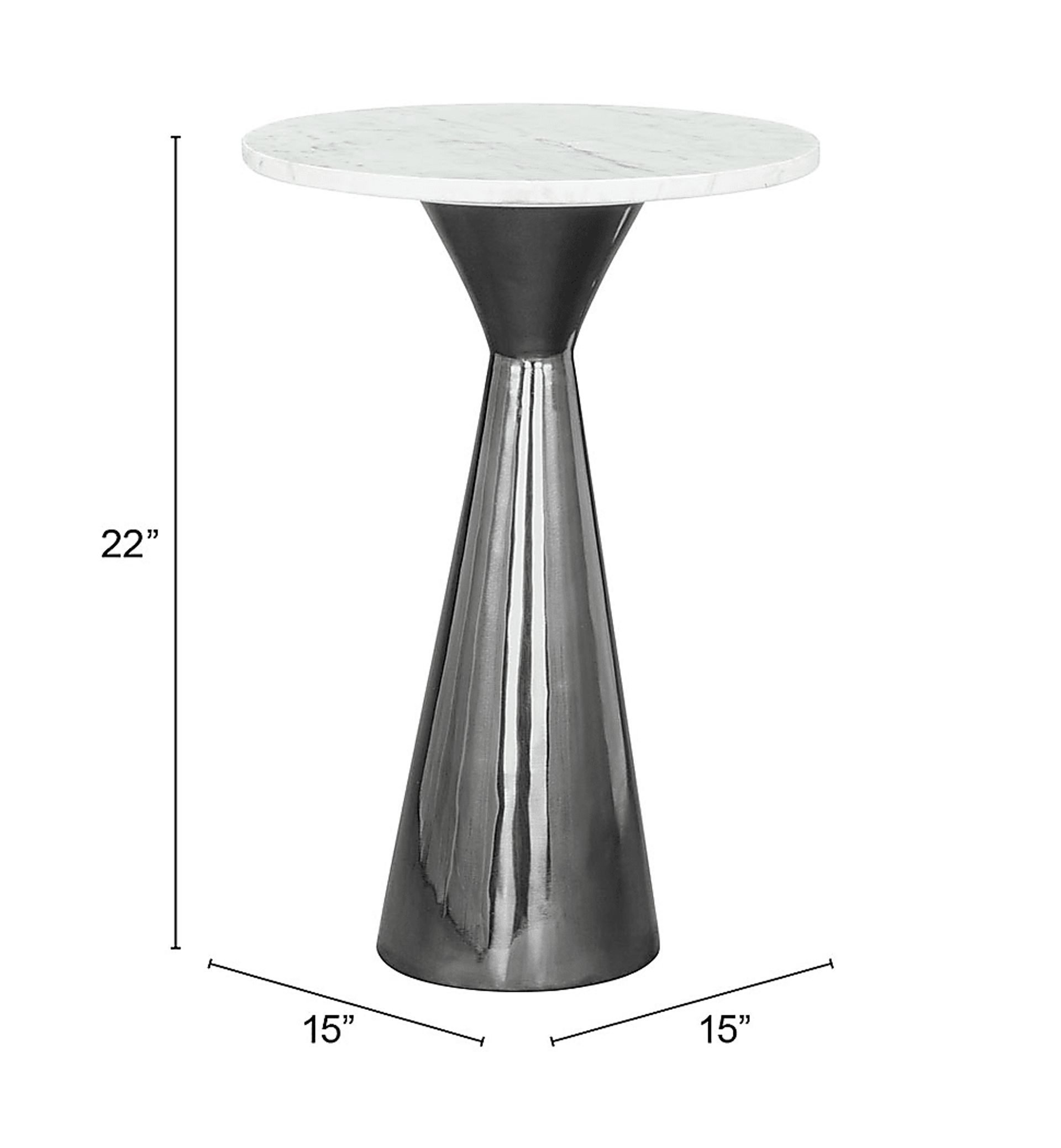 Glenkerry White End Table - Image 8