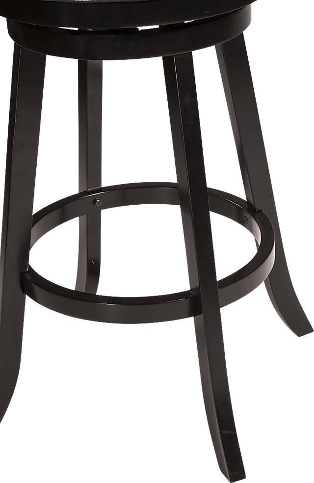 Glenloch Black Swivel Barstool - Thumbnail - Image 2